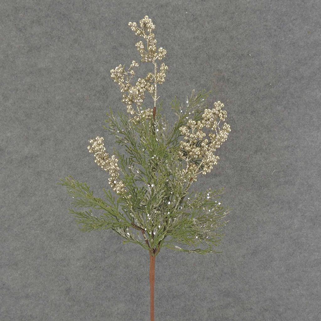 [XA6027] 23" JUNIPER SPRAY W/BERRIES X3