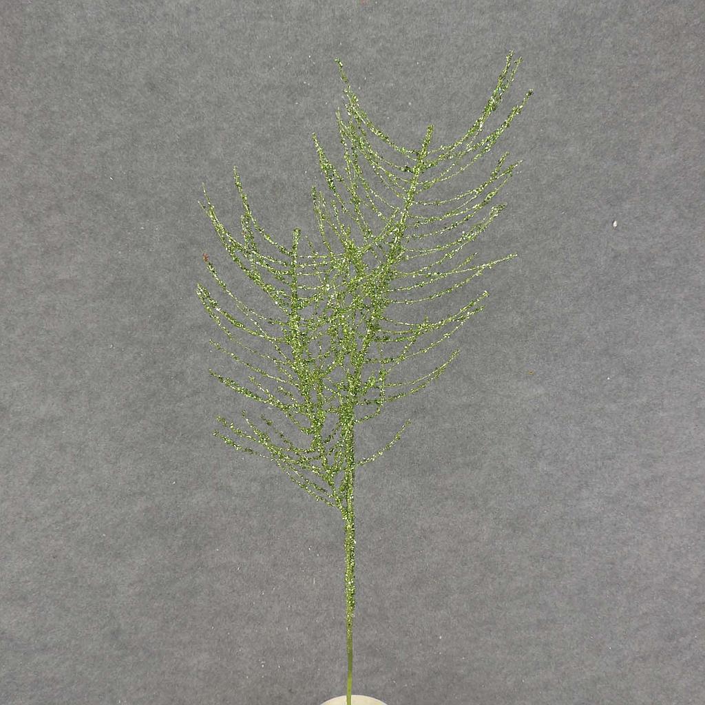 [XA7056-GRN] 32" PINE SPRAY X2 W/GLITTER