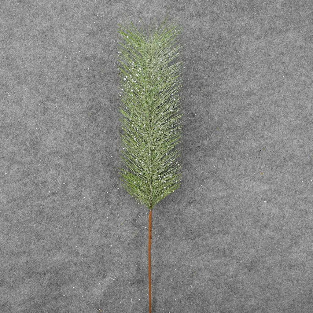 [XA8005] 32" PINE STEM FROSTED W/GLITTER