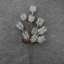 26" PINE SPRAY X5 W/CONES W/SNOW