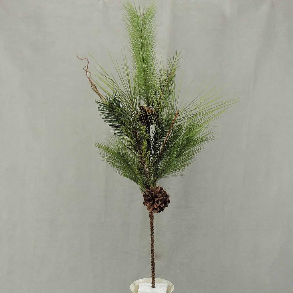 [XB4007] 30" PINE MIXED SPRAY W/TWIGS AND CONES