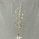 34" TWIG/BUBBLEBERRY GLITTER SPRAY PLATINUM