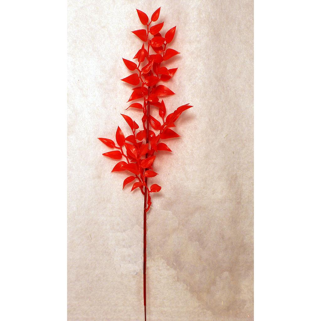 17.5" RUSCUS SPRAY 17 RED PLASTIC