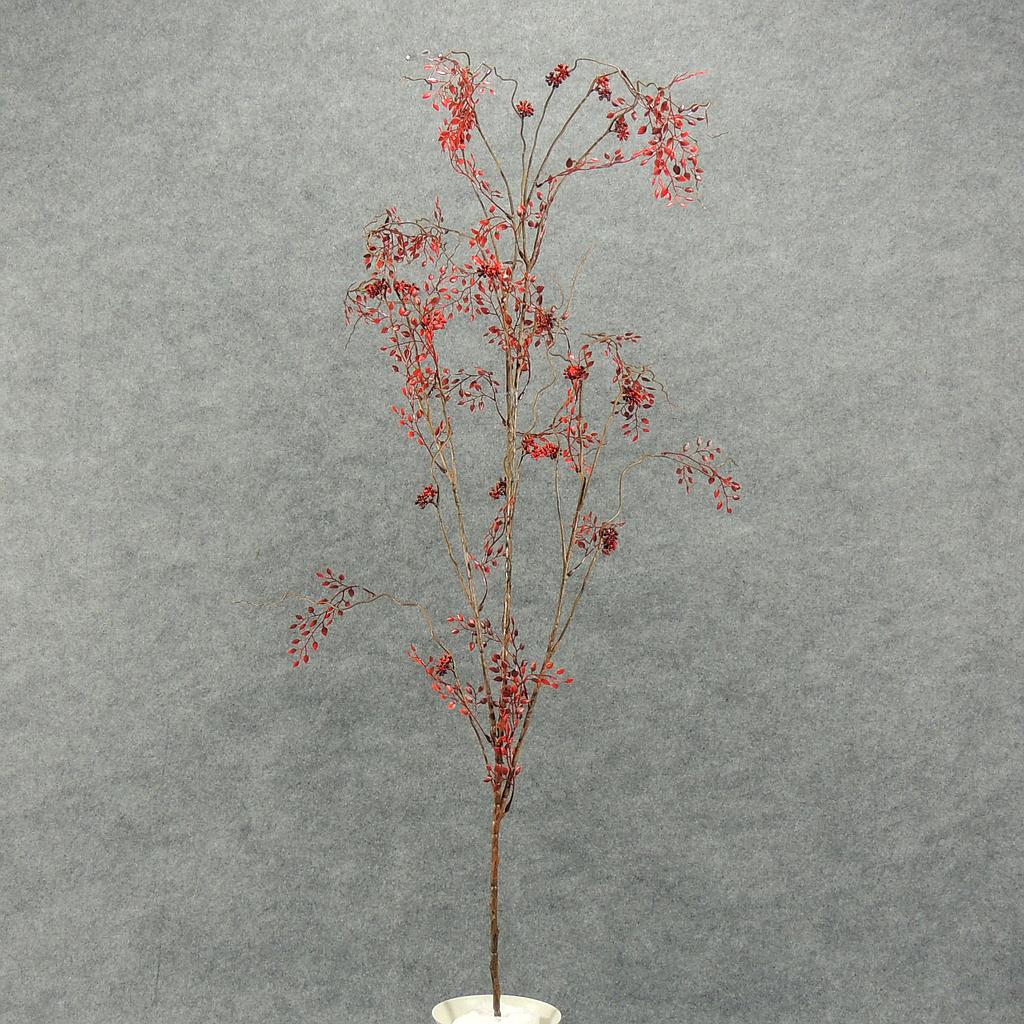 50" JASMINE BERRY SPRAY X4 RED/BURGUNDY