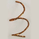 SEQUINED WIRE 36" ORANGE/BLACK