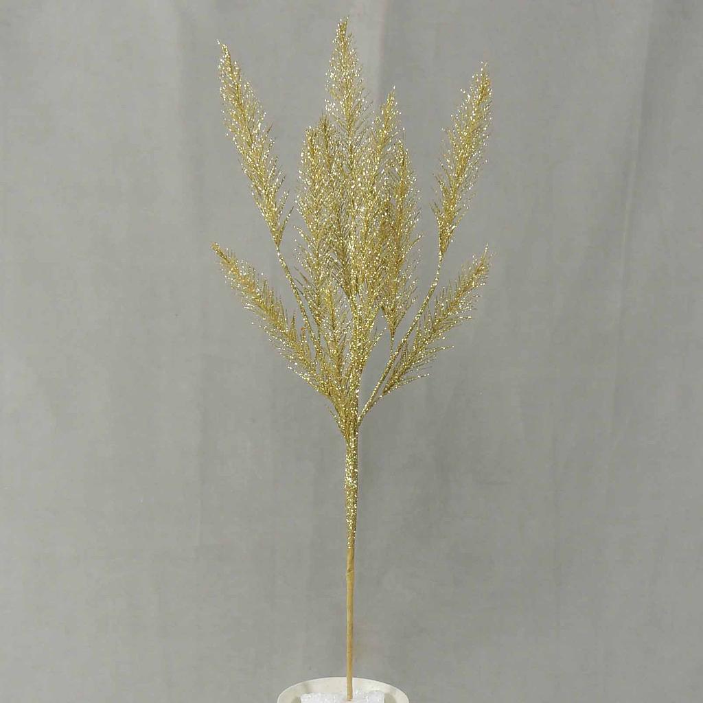 [XA4001-GLD] 24" PINE GLITTER SPRAY X4 GOLD