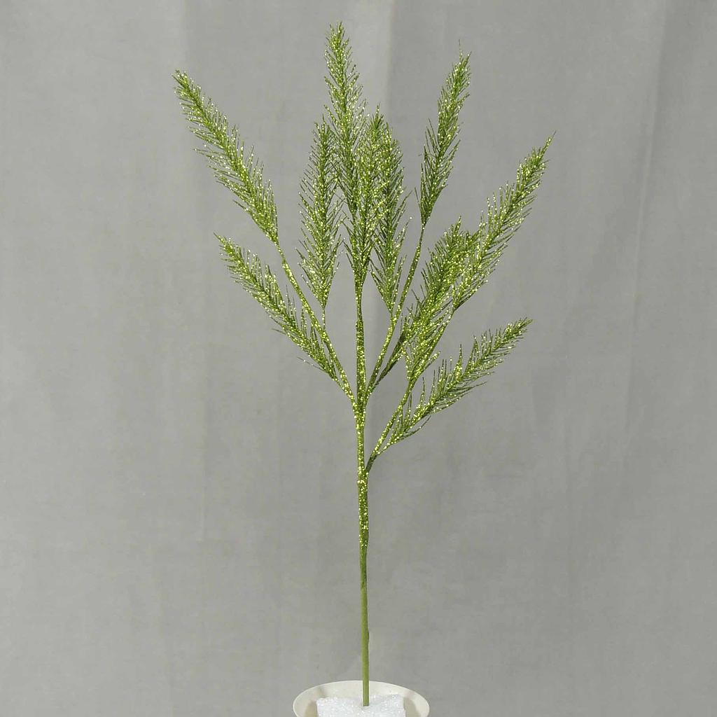 PINE GLITTER SPRAY X4 24"  GREEN