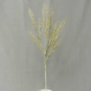 24" PINE GLITTER SPRAY X4 SILVER/JADE
