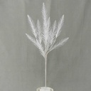 PINE GLITTER SPRAY X4 24"  WHITE