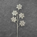 SNOWFLAKE SPRAY X5 W/ GLITTER WHITE