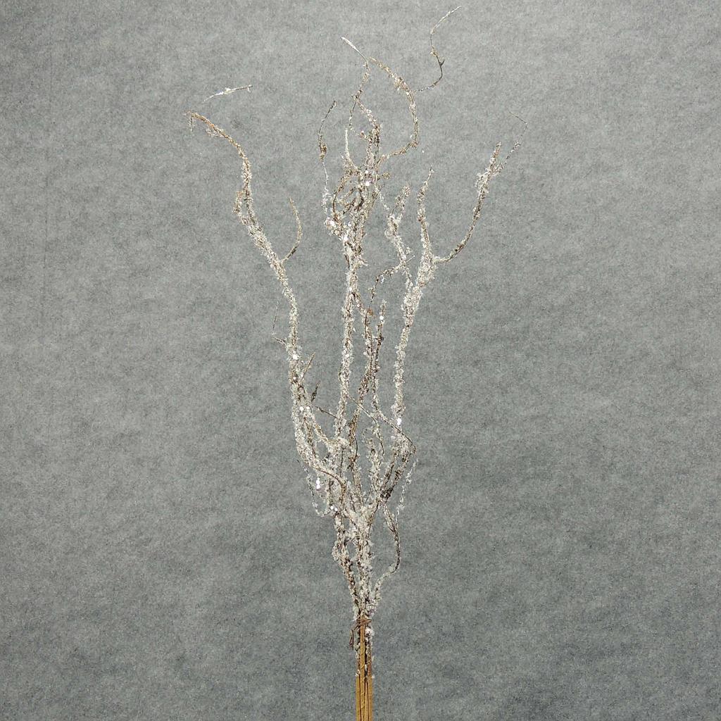 TWIG SPRAY X4 W/ICE & SNOW 38"