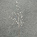 FLOCKED TWIG JEWEL SPRAY 31"
