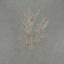 32" TWIG BRANCH W/SNOW&BELLS