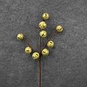 BELL/TWIG SPRAY 28&quot; X3 GOLD 9 BELLS