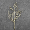28" TWIG SPRAY W/GLITTER GOLD