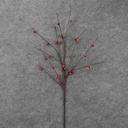 28" TWIG SPRAY W/RED BELLS