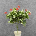 18" HOLLY BUSH X9 W/BERRIES VARIGATED