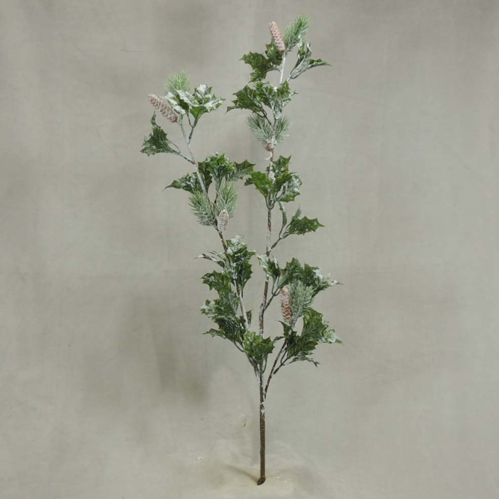 HOLLY PLASTIC W/100 LVS FROSTED