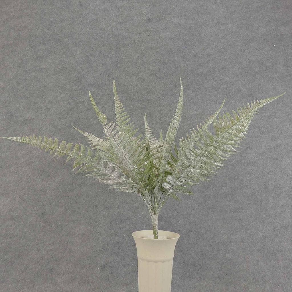 [XB6213] 16" FERN BUSH X15 FROSTED