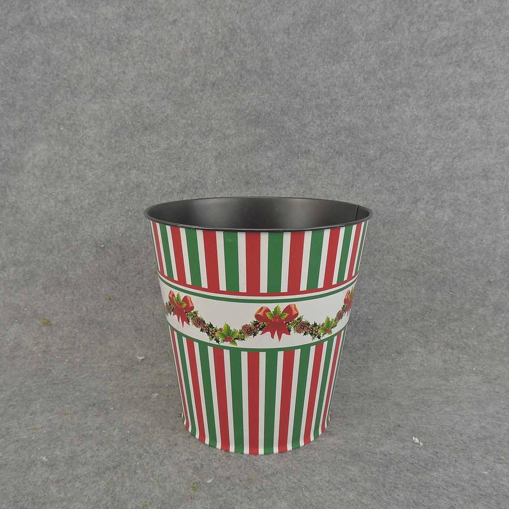PLANTER TIN 6.75" x 7"