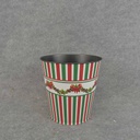 PLANTER TIN 6.75" x 7"