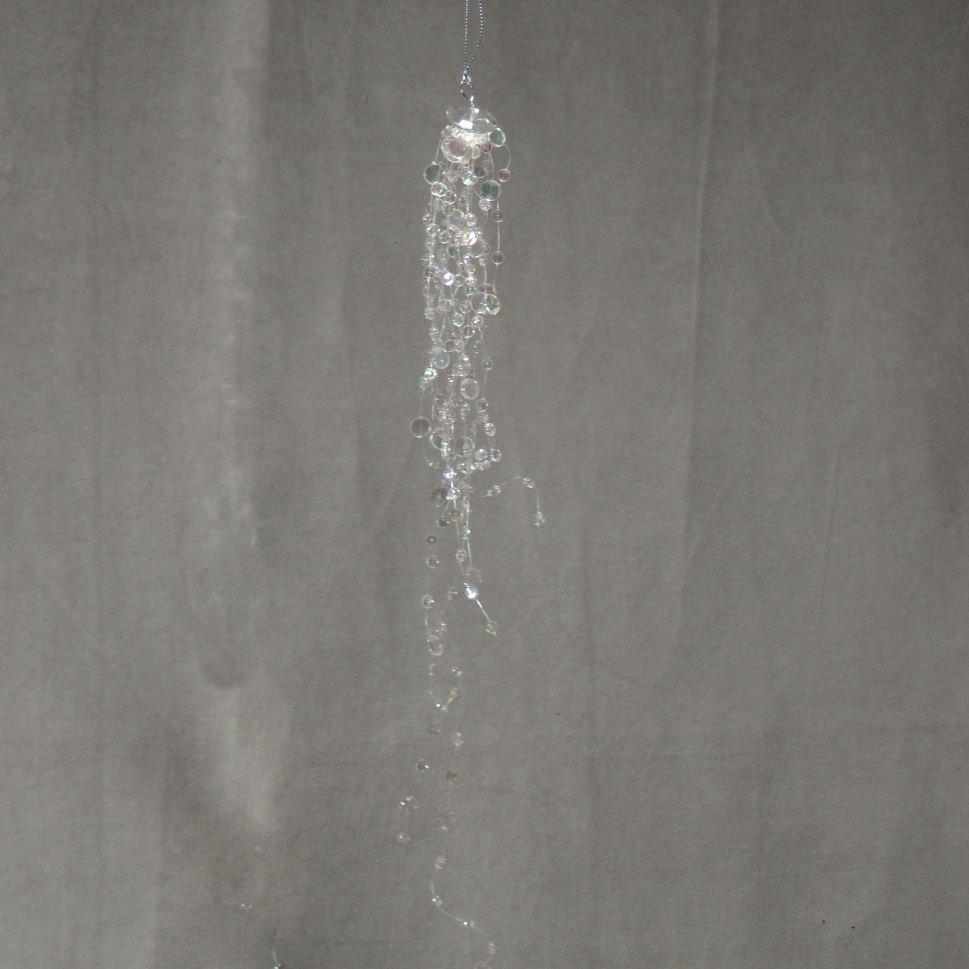 JEWEL FLAT ROUND SPRAY 16&quot; CLEAR