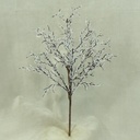ICE BEADED TWIG SPRAY 16"