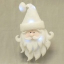 SANTA HEAD 22" W/LED LIGHT W/HANGER
