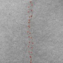 6.5' JINGLE BELL GARLAND RED
