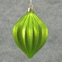 ORNAMENT GLASS ONION SHAPE