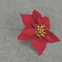 POINSETTIA PICK 8" DIA.   RED (12/BAG)
