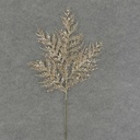 21" CEDAR SPRAY X4 (4/BAG) GLITTER/PLATINUM