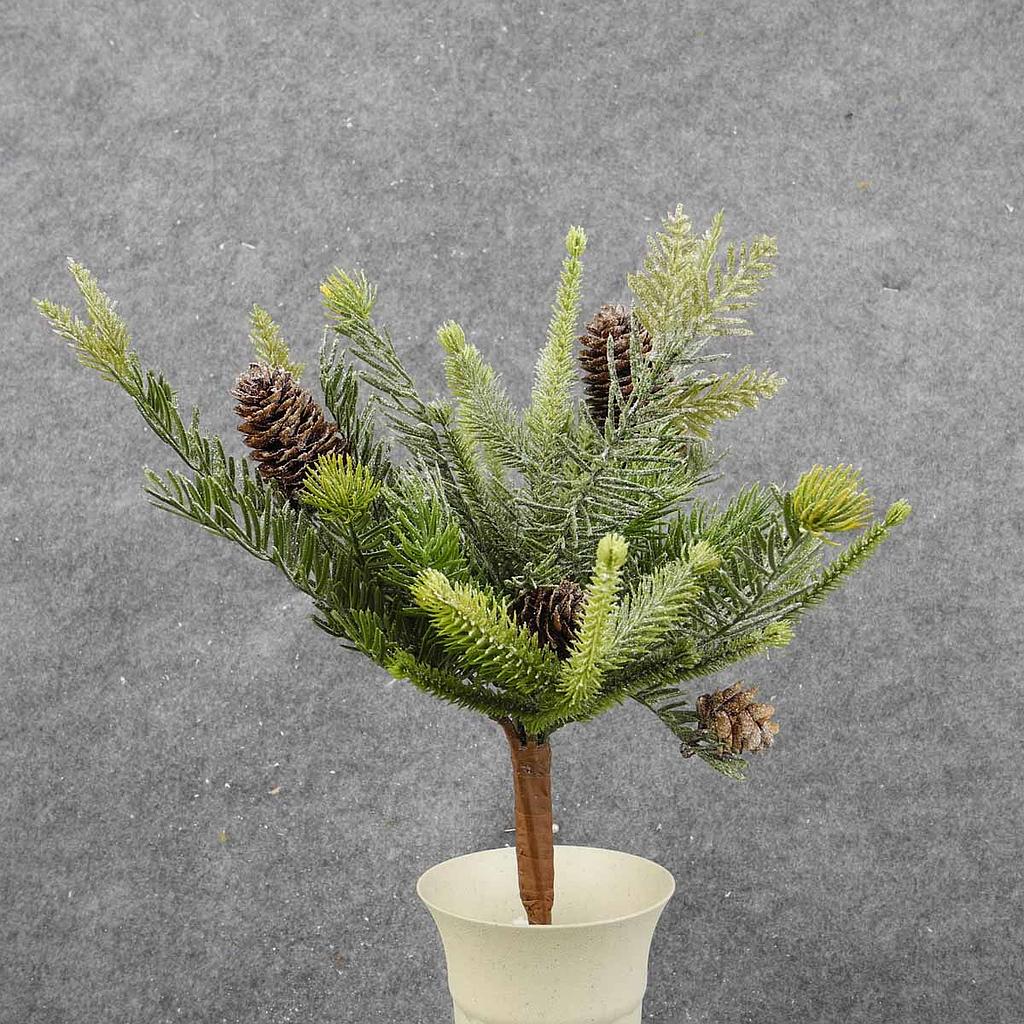 [XB8030] 14" PINE PICK W/CONES PLASTIC
