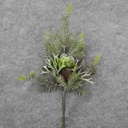 19" PINE SPRAY W/HEN&CHICK