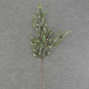 34" HEMLOCK PINE SPRAYx3 W/CONE FROST & ICE