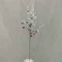 31.5" PINE SNOW SPRAY W/CONE & BERRY 31