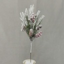 20" PINE LONG NEEDLE W/SNOW SPRAY
