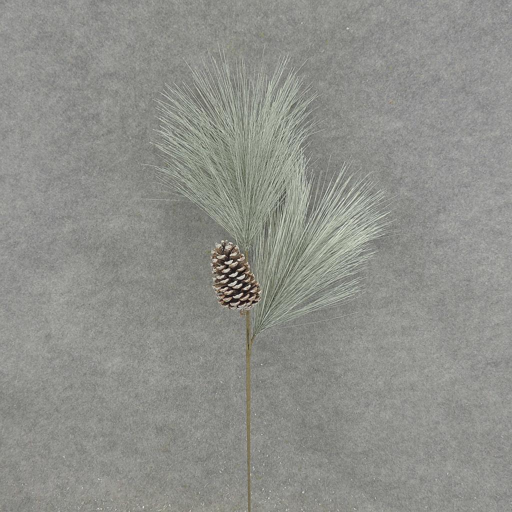 [XL7002] 28" PINE SPRAY W/ 1 CONE FROSTED