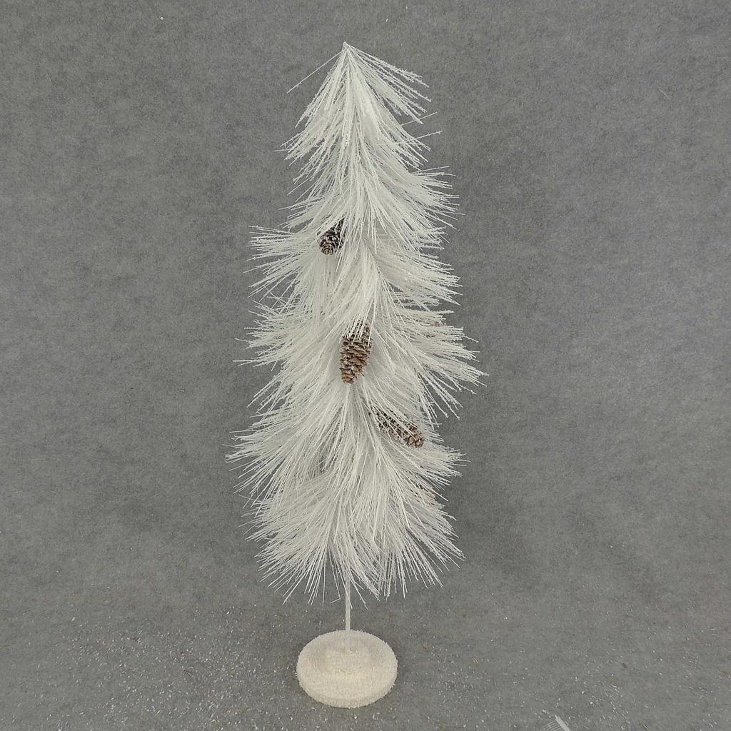 [XL7018] 35" PINE TREE TABLETOP WHITE