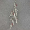 PINE GARLAND W/SNOW&BERRY 43"