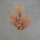 PINE SPRAY 32" CONE/BERRY/LVS  COPPER/GOLD