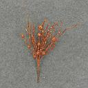 12" BERRY/TWIG PICK (6/BAG) W/GLITTER COPPER
