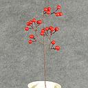 12" BERRIES RED PICK (6/BAG)
