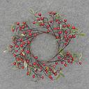 [XL6016] 16" BERRY WREATH .5" BERRIES
