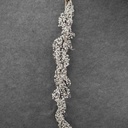 60" BERRY GARLAND WHITE