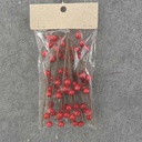 BERRY PICKS IN BAG 6" (8/BAG)  RED