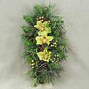SWAG 24" HELLE/CONE/BERRY/EUCA PINE W/FROST