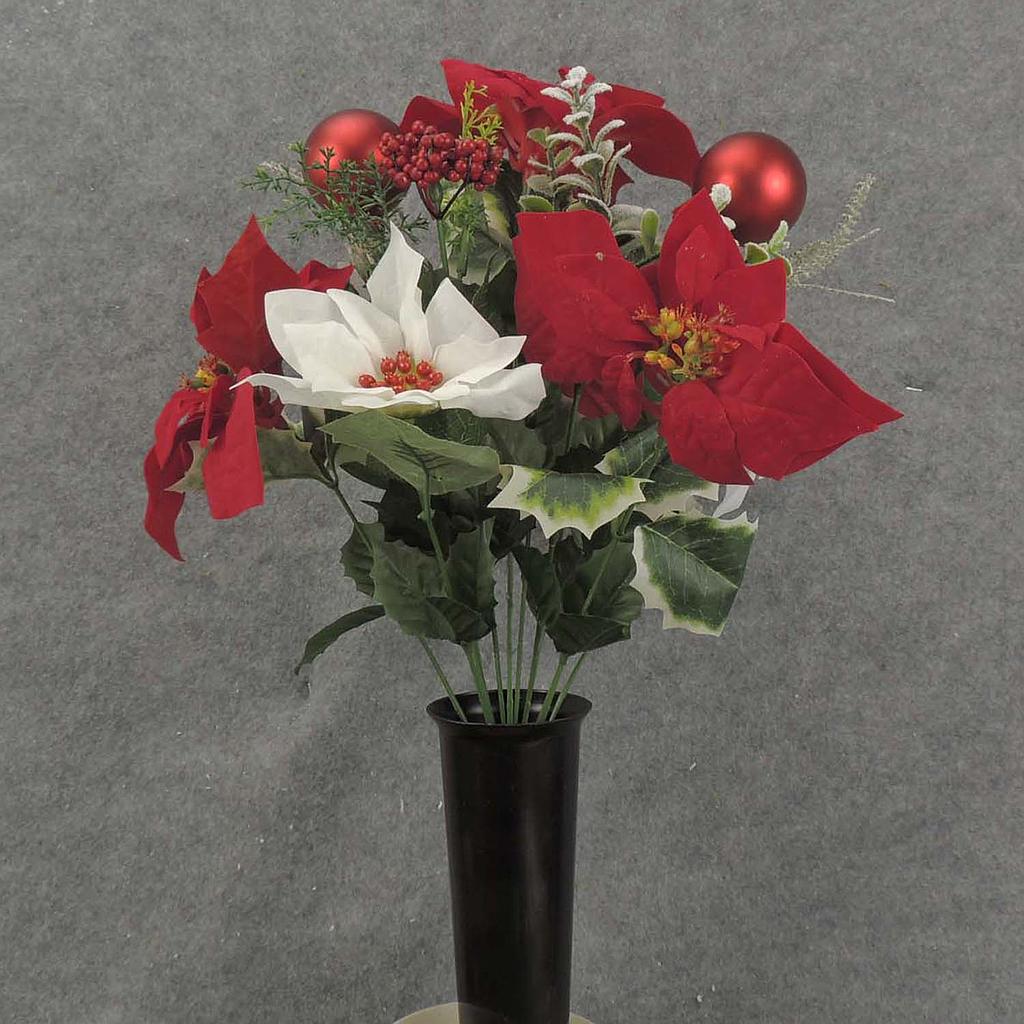 POINSETTIA/PINE/BALL BUSH IN/CON