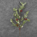 24" MISTLETOE SPRAY W/BERRIES