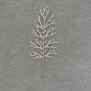 20" STAGHORN GLITTER SPRAY SILVER